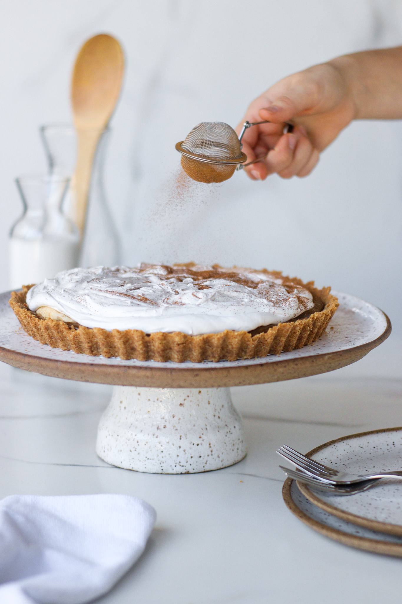 torta banoffee vegana