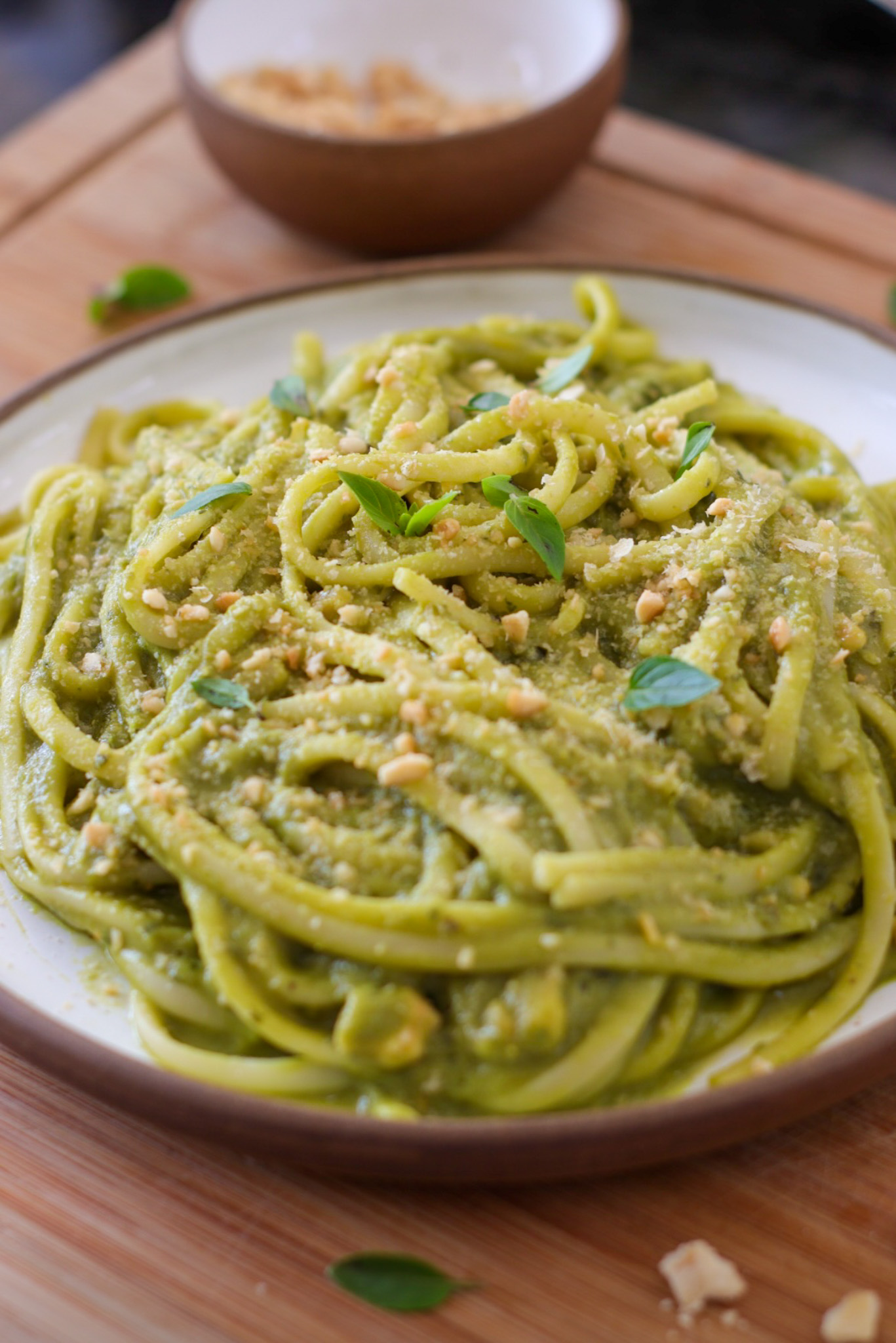 Macarrão ao Pesto de Abacate