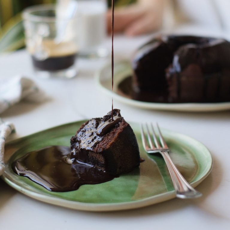 bolo de chocolate na airfryer