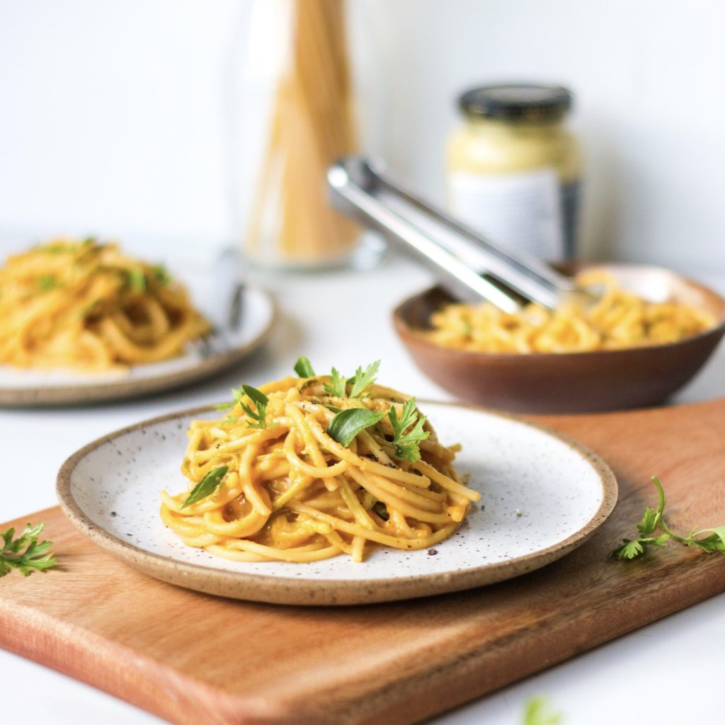 macarrão com legumes