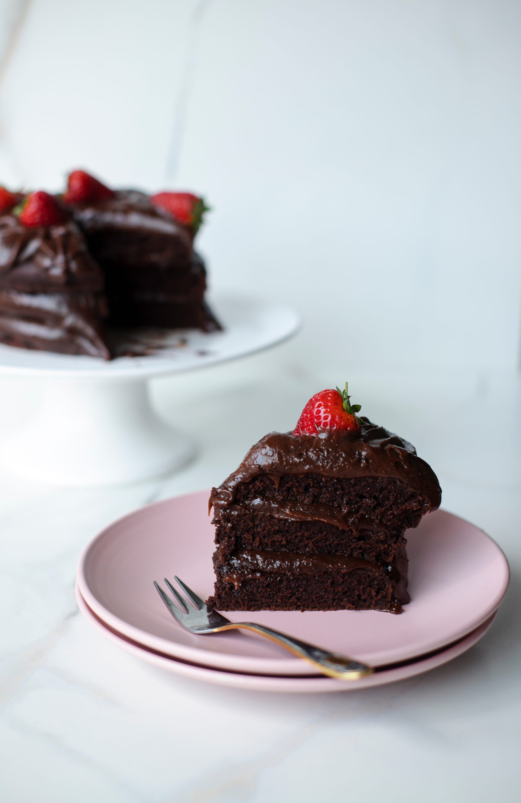 Naked Cake de Chocolate Vegano