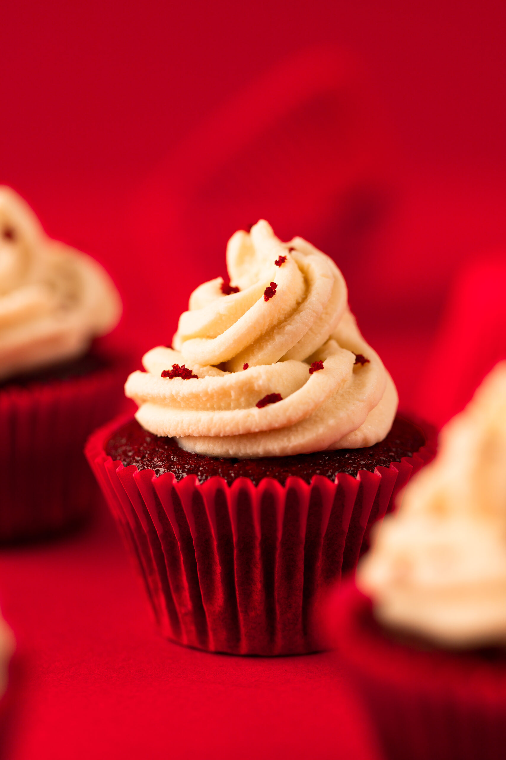 Cupcake Red Velvet Vegano