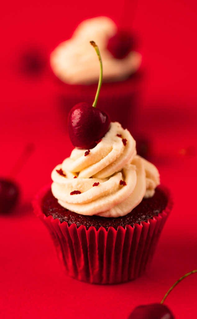 Cupcake Red Velvet Vegano