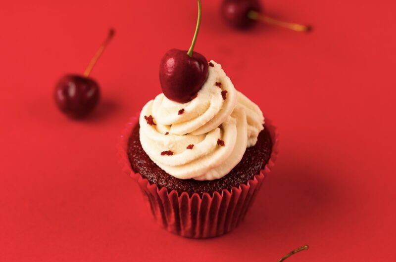 Cupcake Red Velvet Vegano