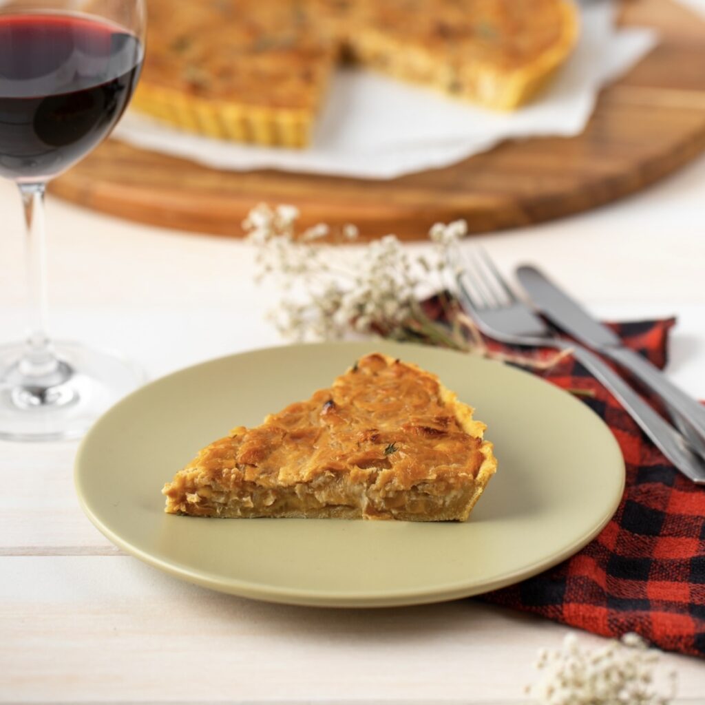 Quiche de Cebola Caramelizada