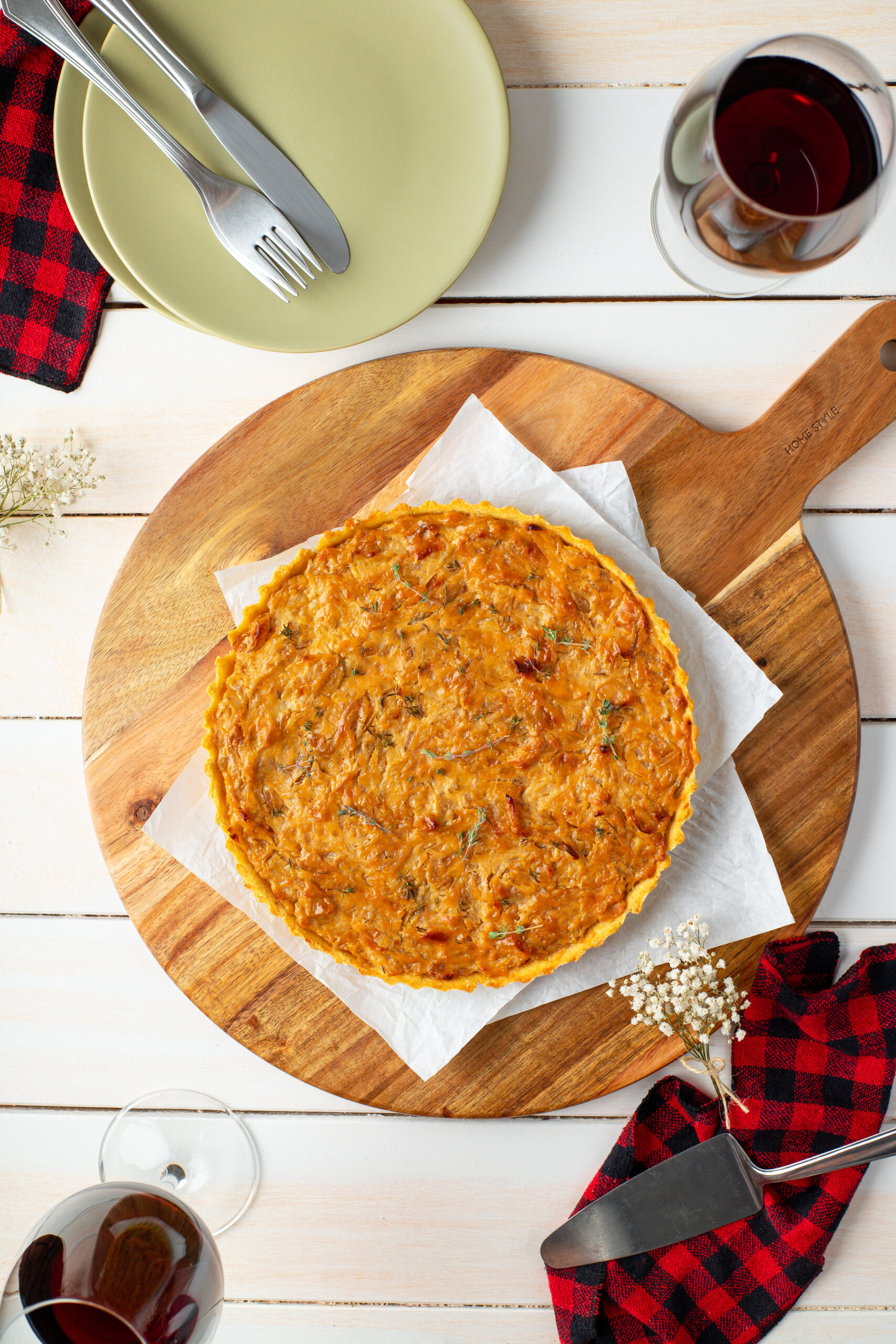 Quiche de Cebola Caramelizada