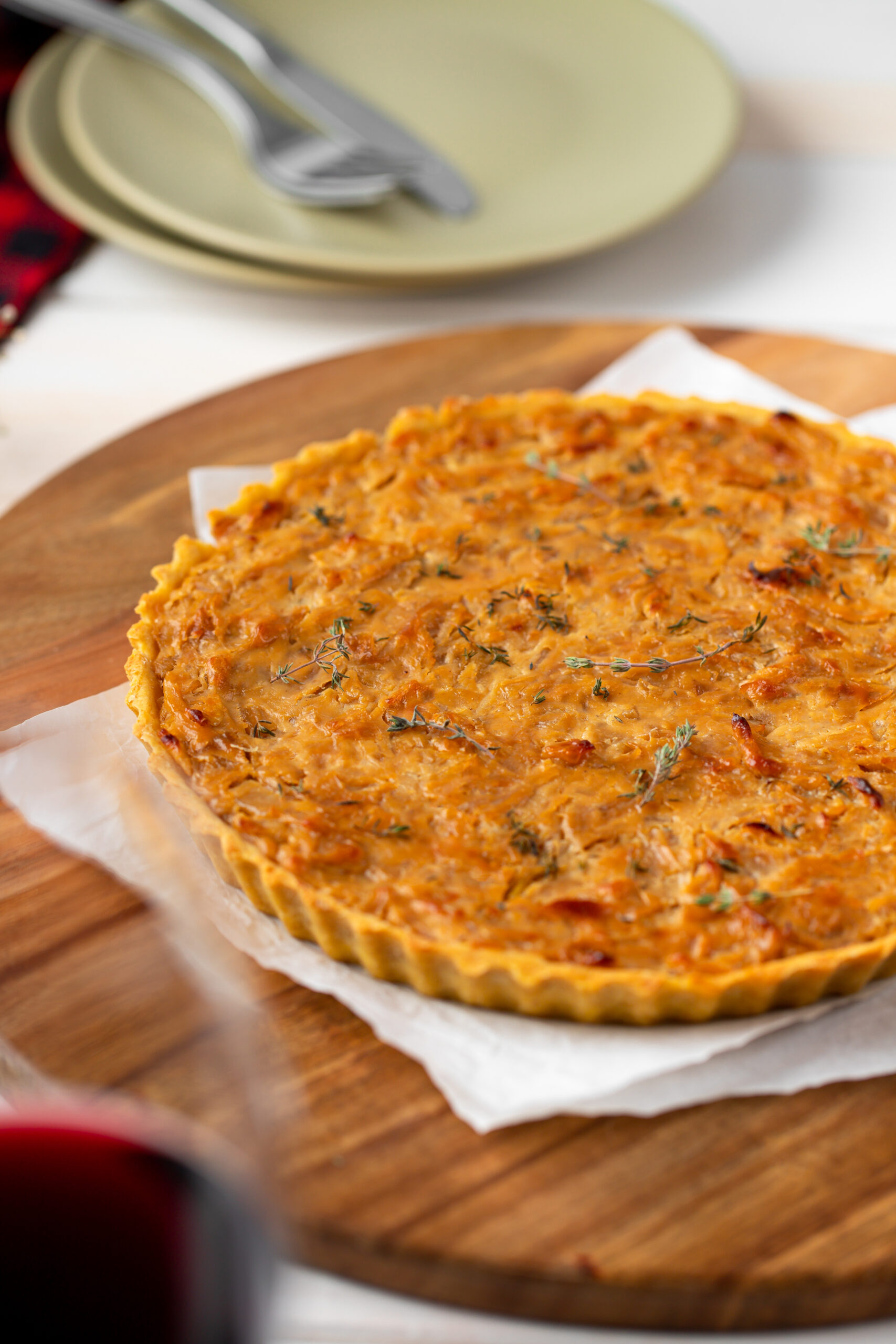 Quiche de Cebola Caramelizada