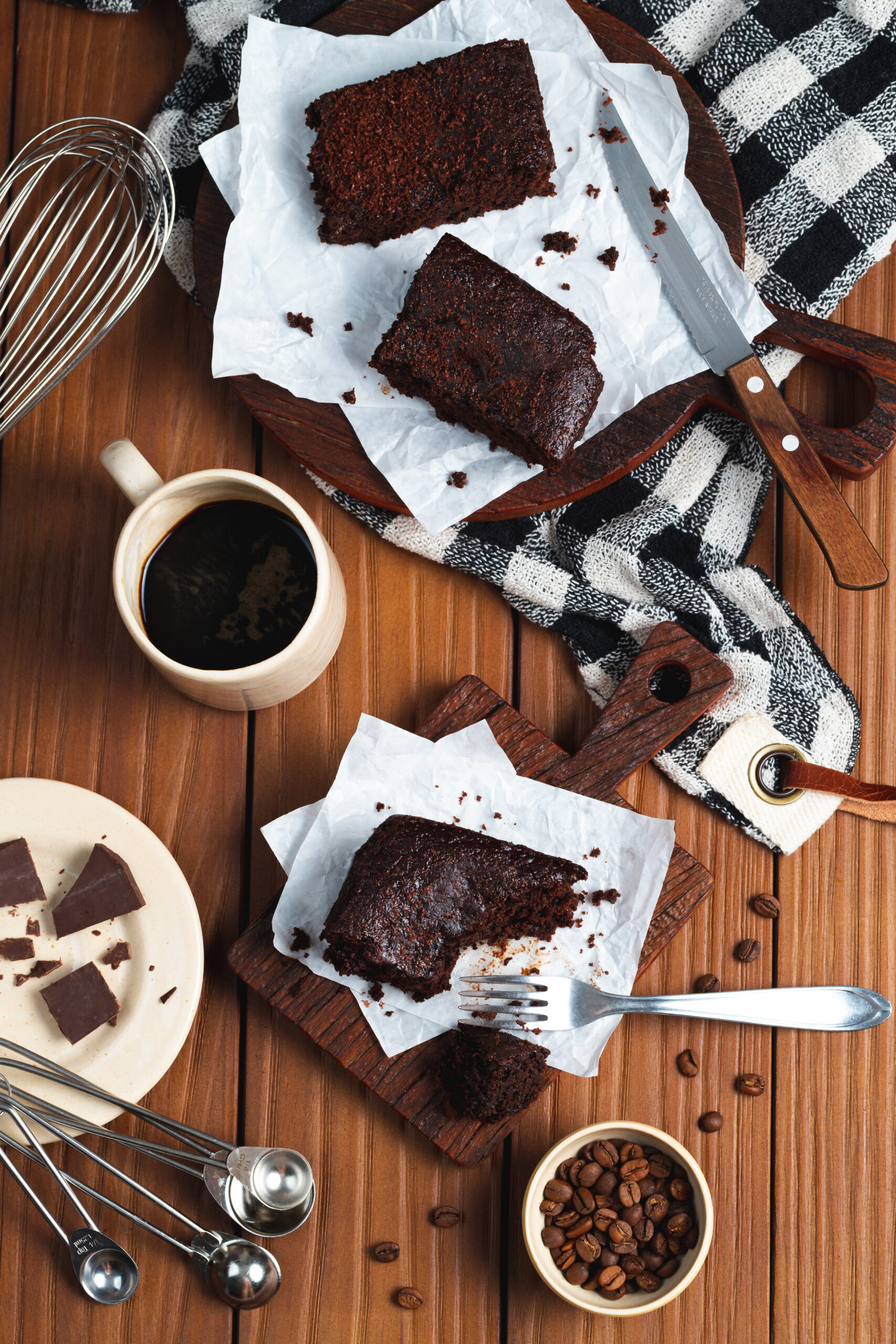 Bolo de Chocolate com Café