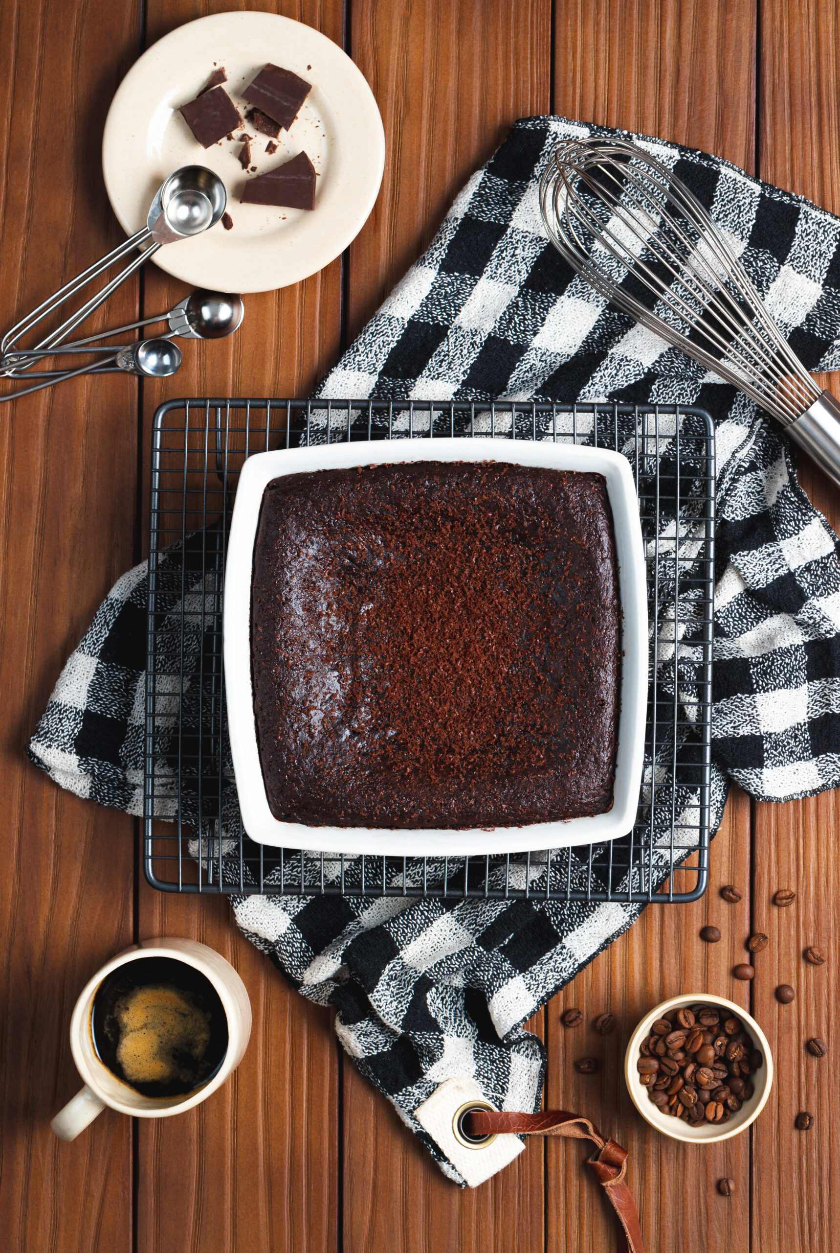 Bolo de Chocolate com Café. Vegano e sem lactose 