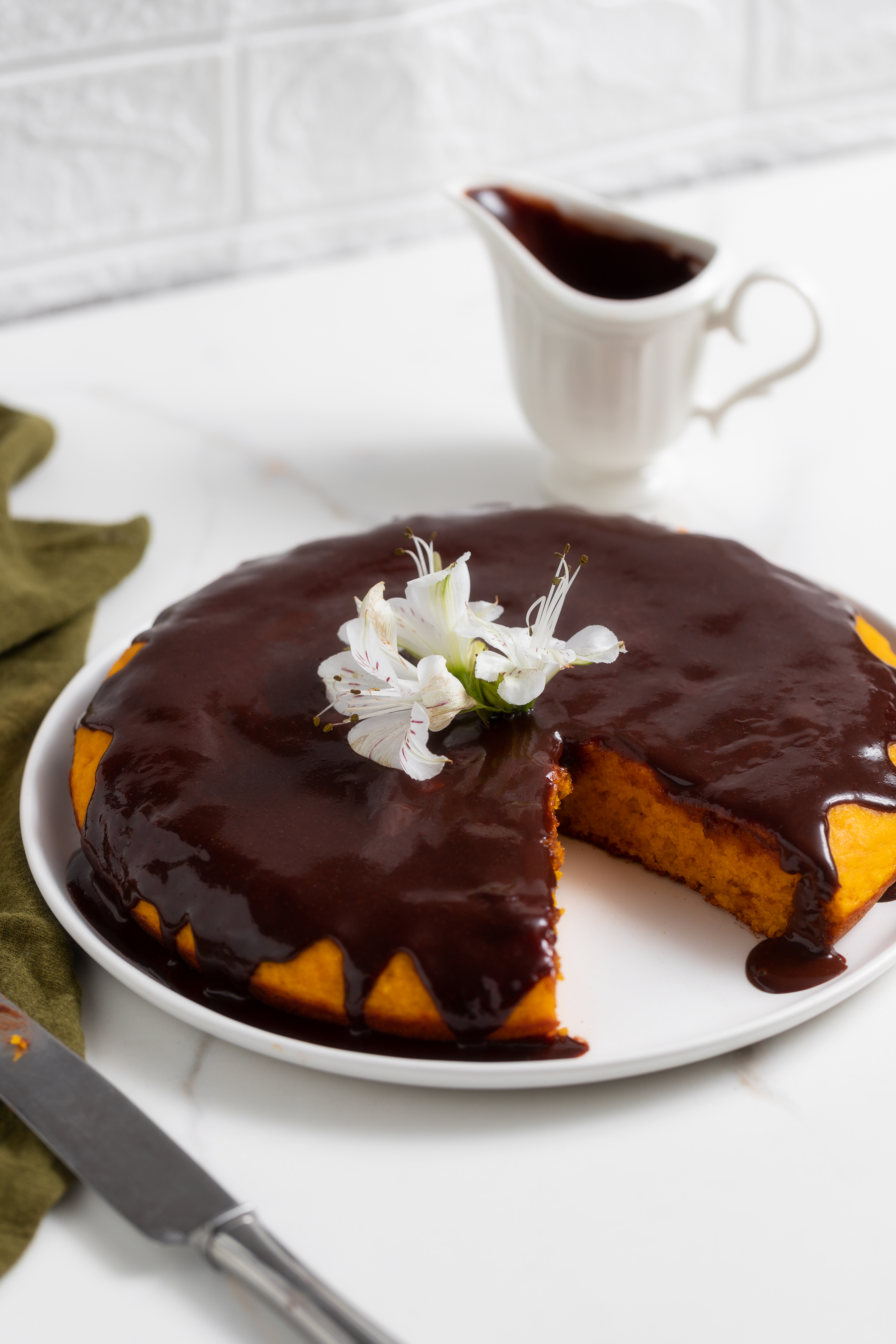 Bolo de Cenoura de Panela - Veg Com Carinho