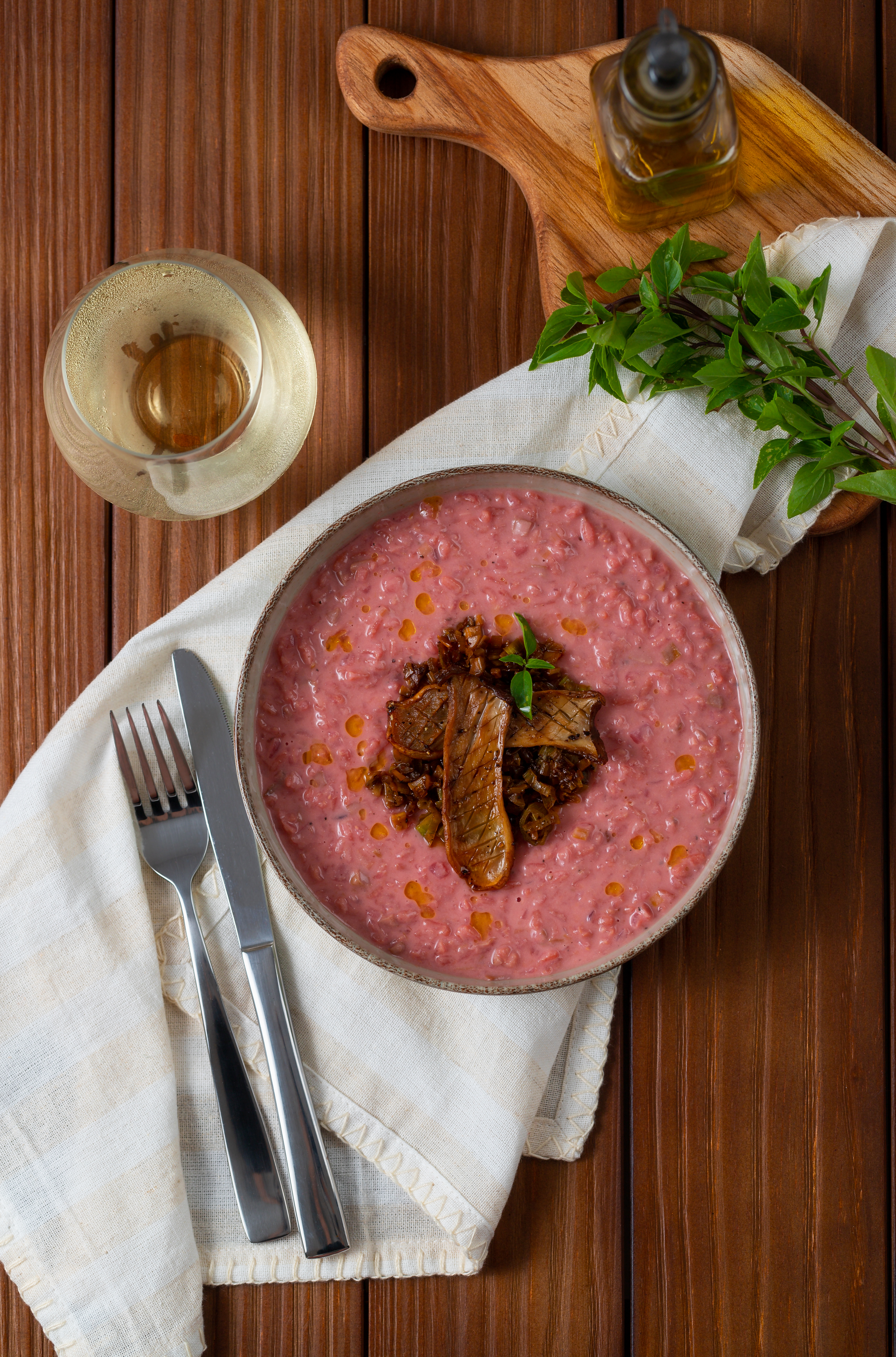 Risoto Pink de Beterraba Vegano