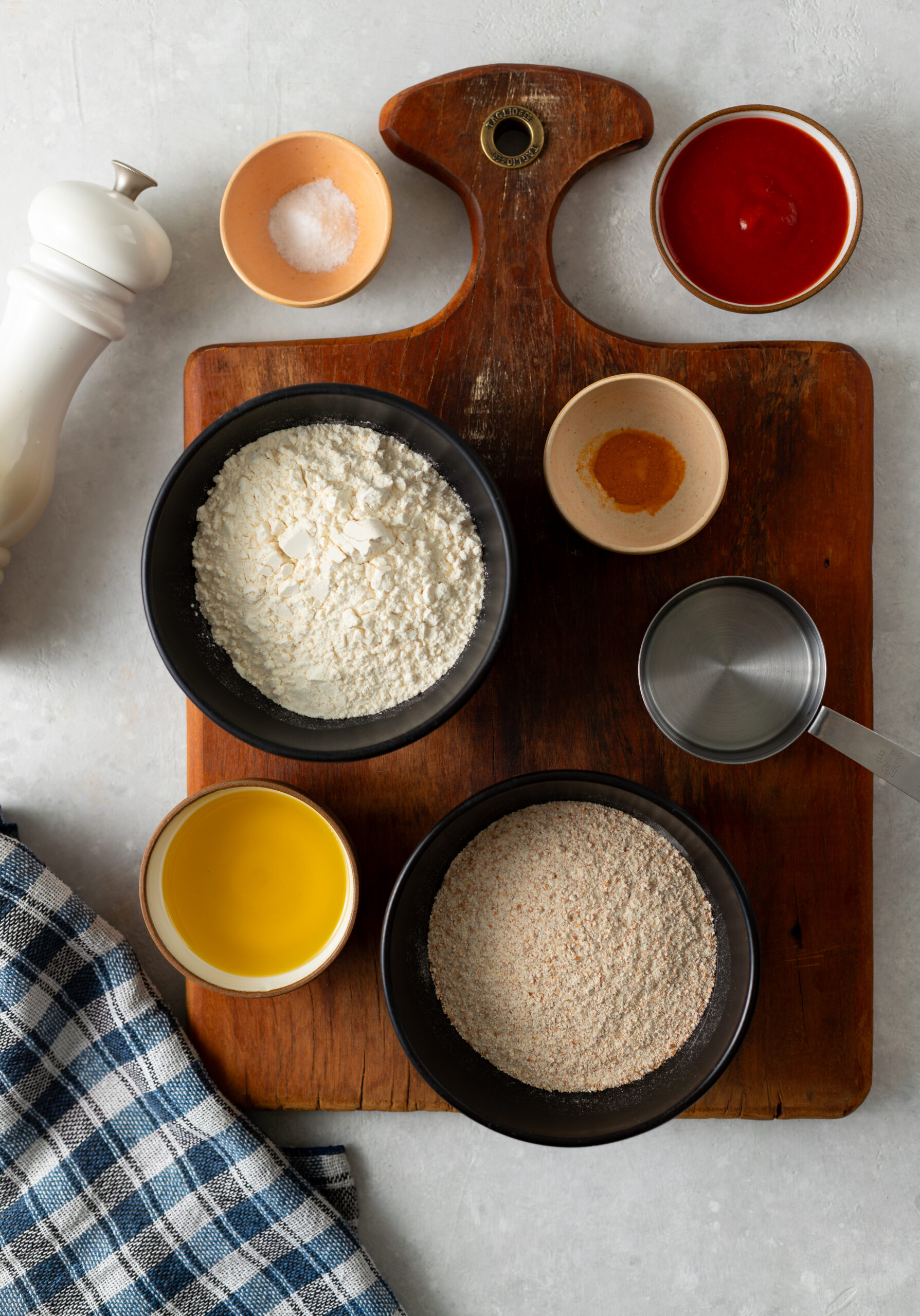 ingredientes da massa do pastel de forno