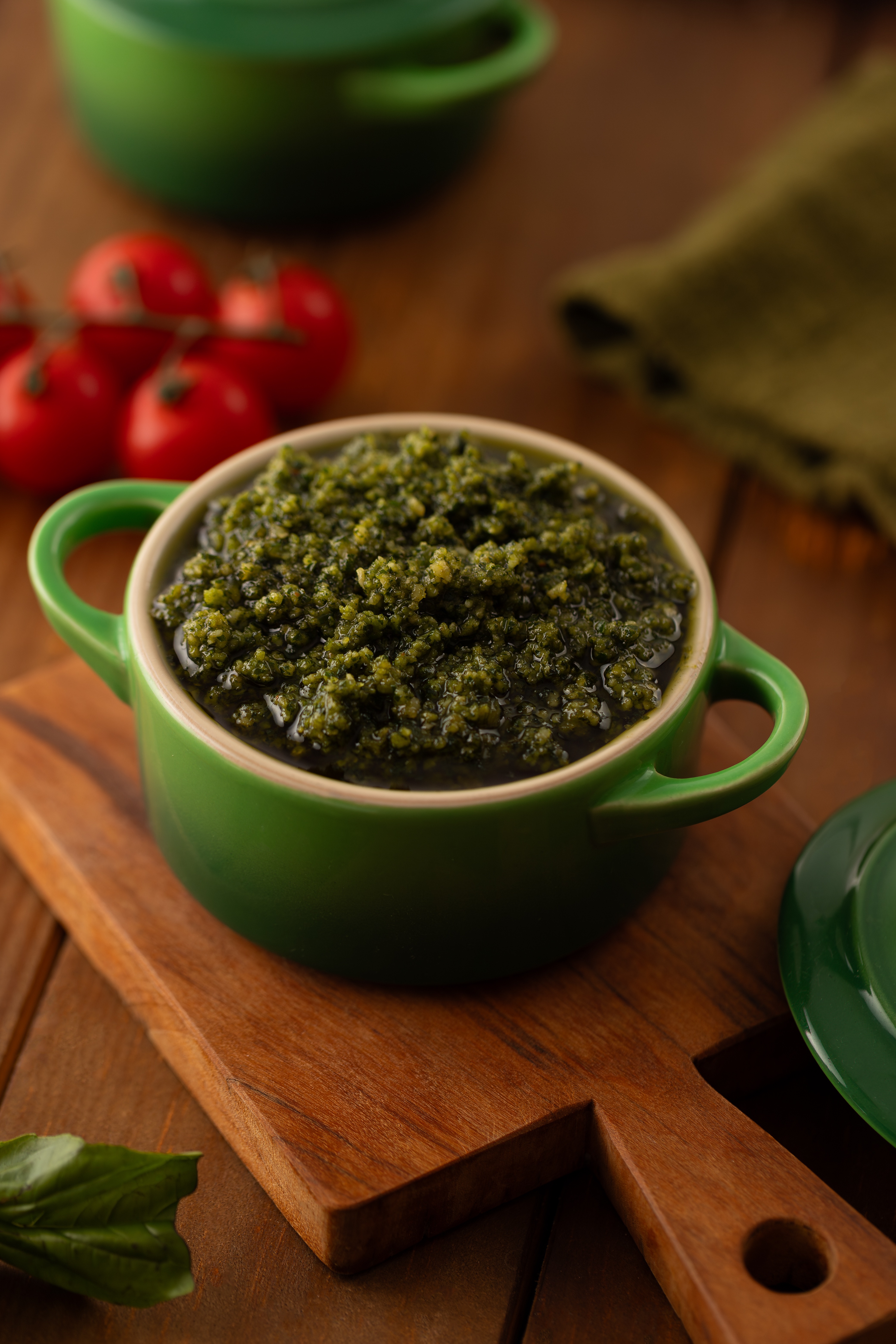 molho pesto clássico vegano