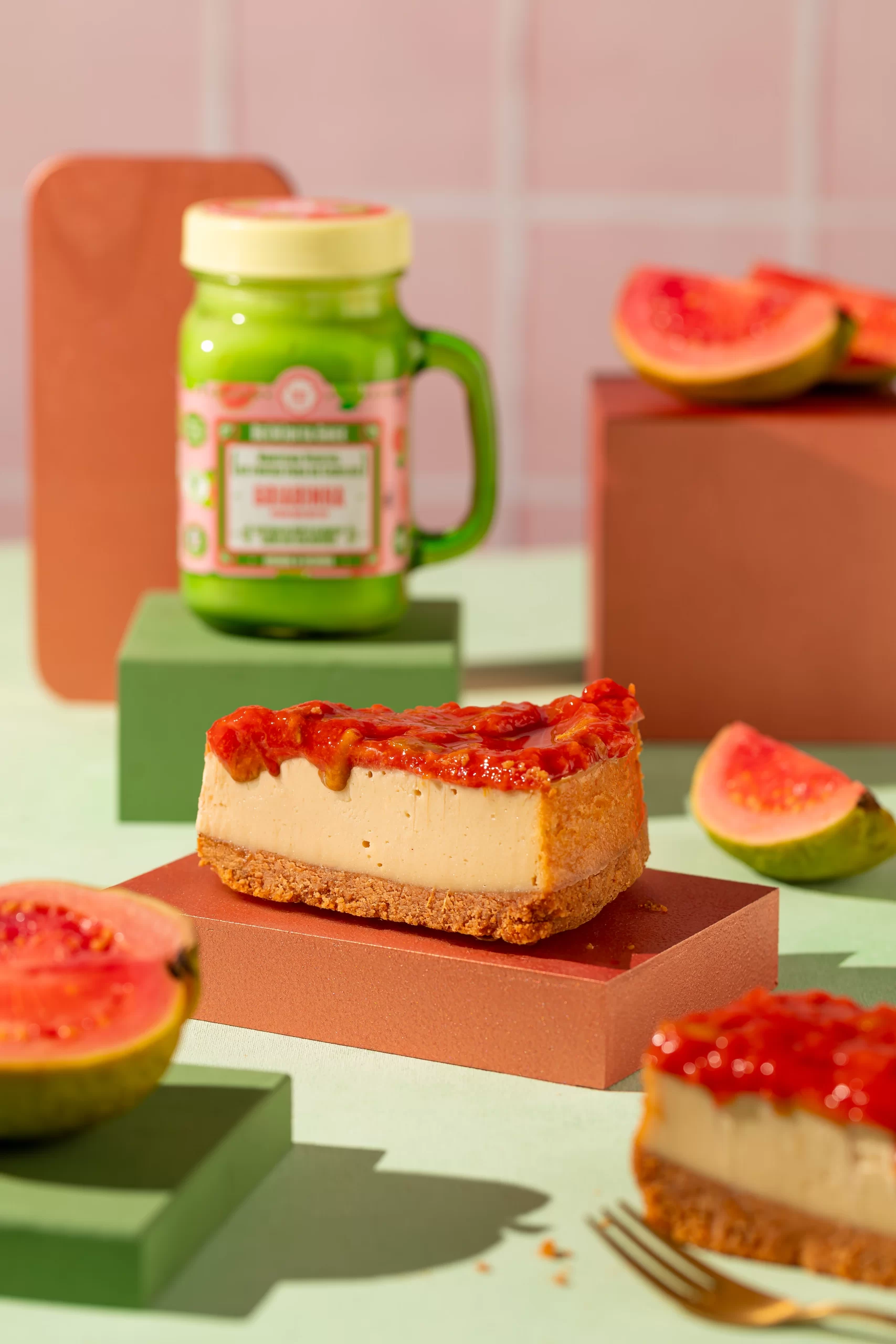 cheesecake vegana de goiabada cascão inspirada no produto "Goiabiha" Lola Cosméticos