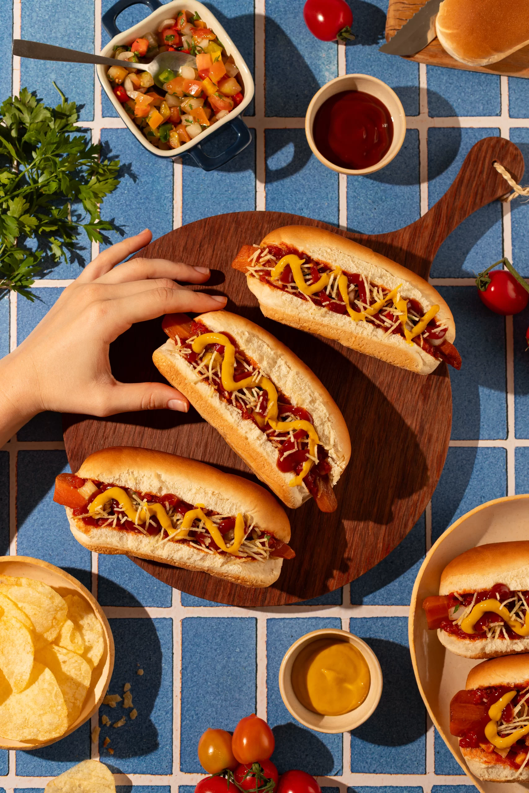 Cachorro Quente de Cenoura vegano