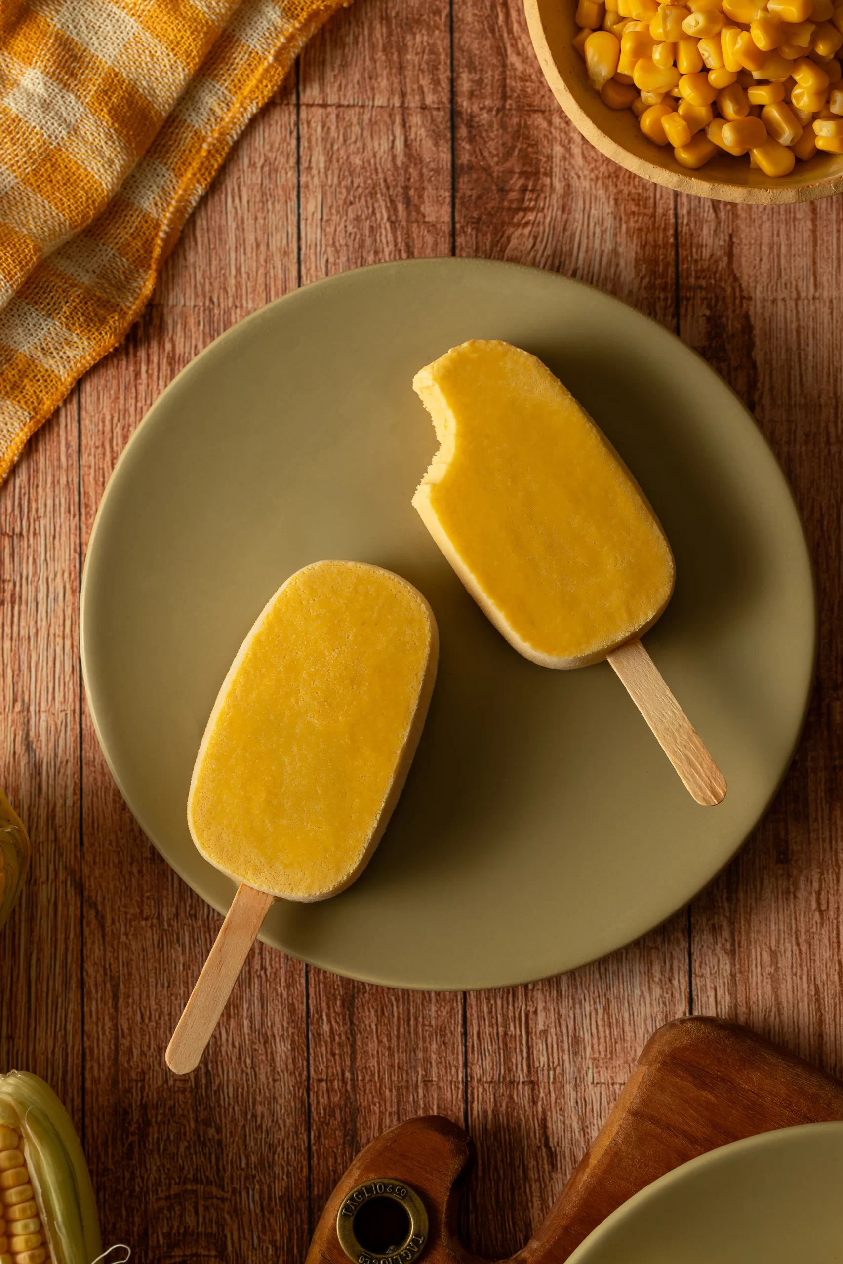 Picolé de Milho com Coco Vegano 