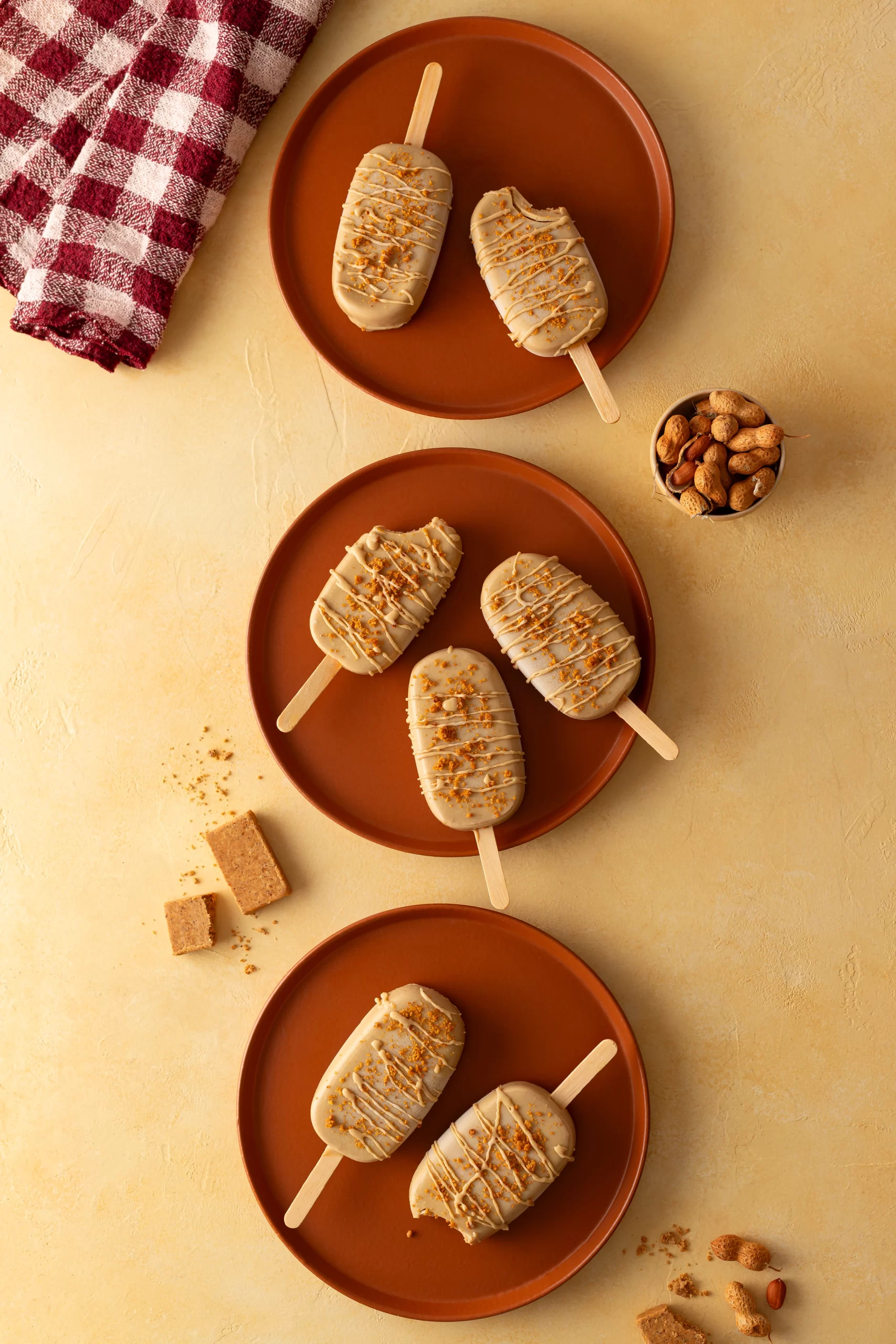 Picolé de Paçoca Vegano