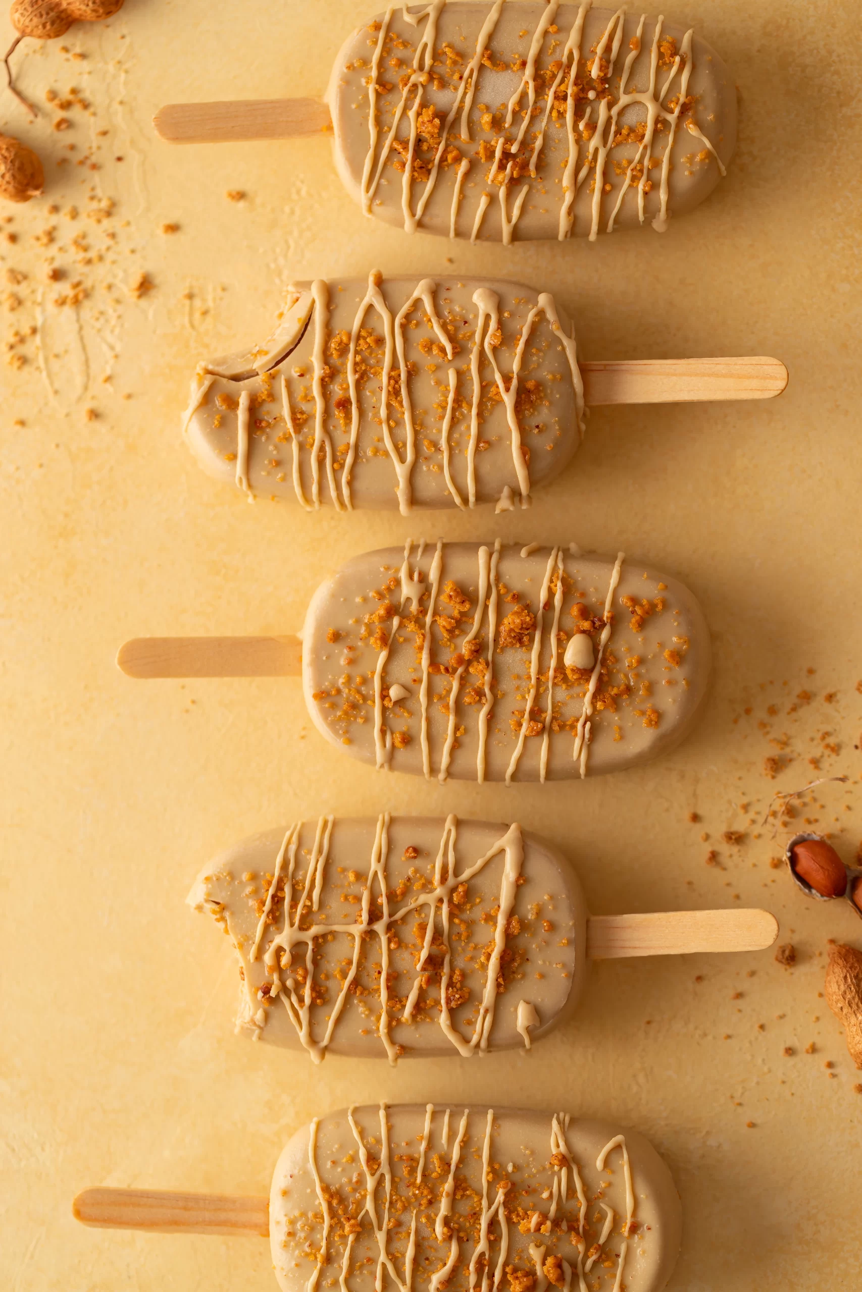 Picolé de Paçoca Vegano