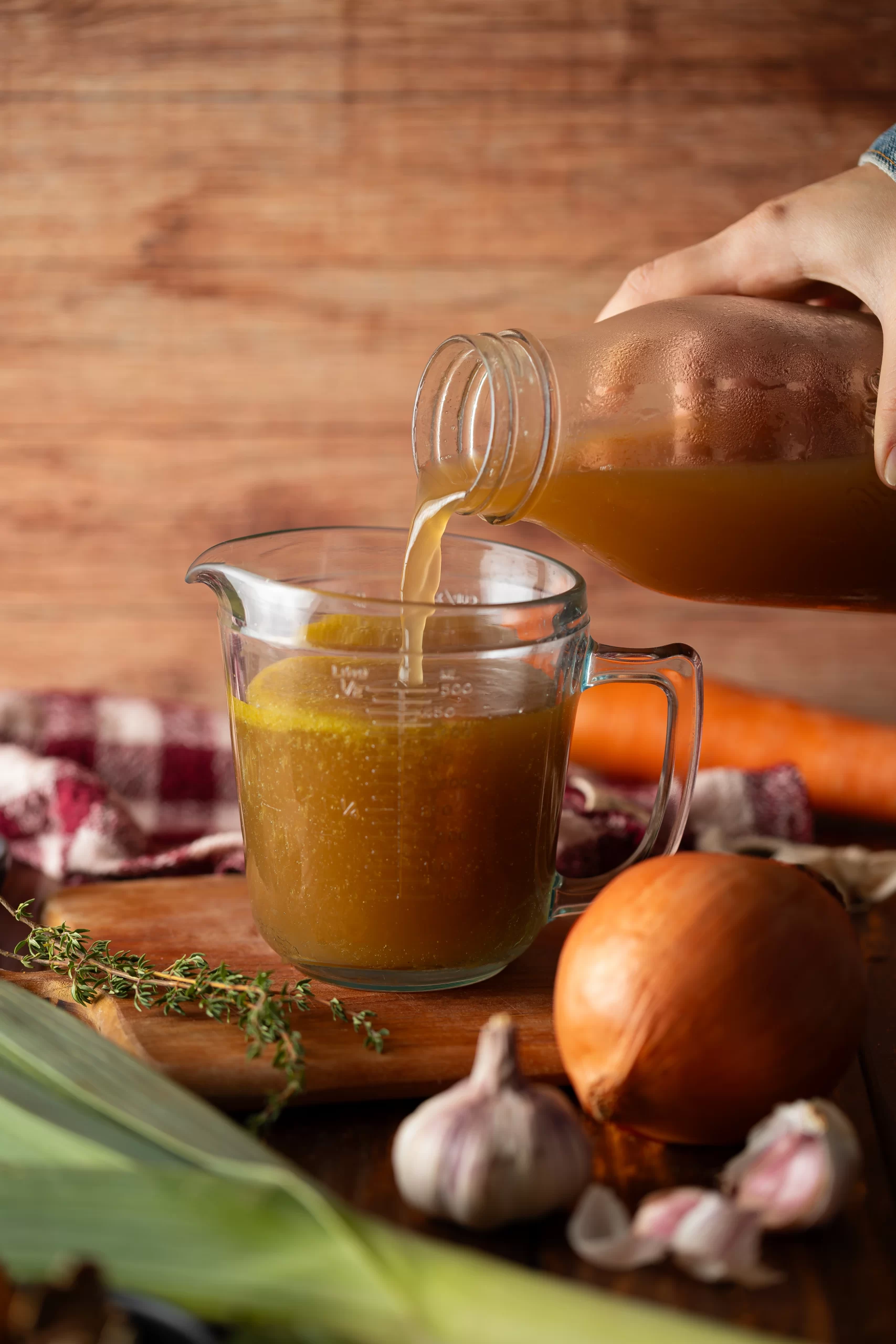 Caldo de Legumes caseiro