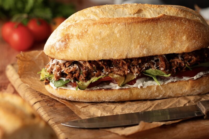 Sanduíche de Carne Vegano