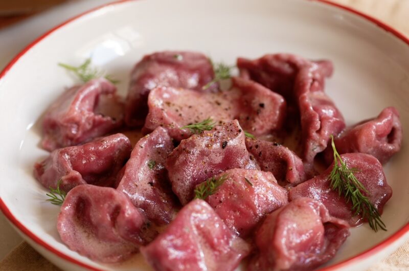 Agnolotti de Beterraba