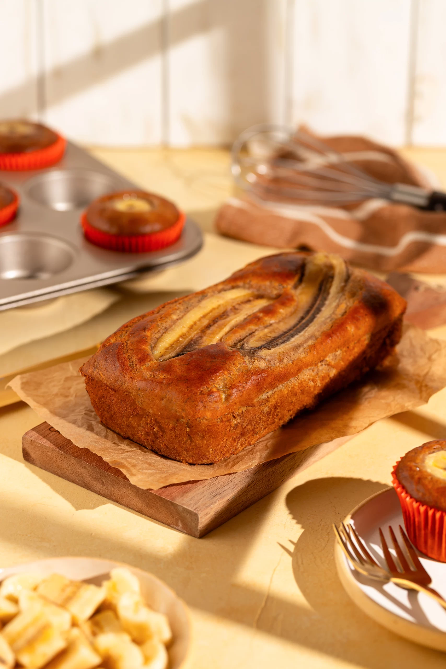 Bolo de Banana Vegano