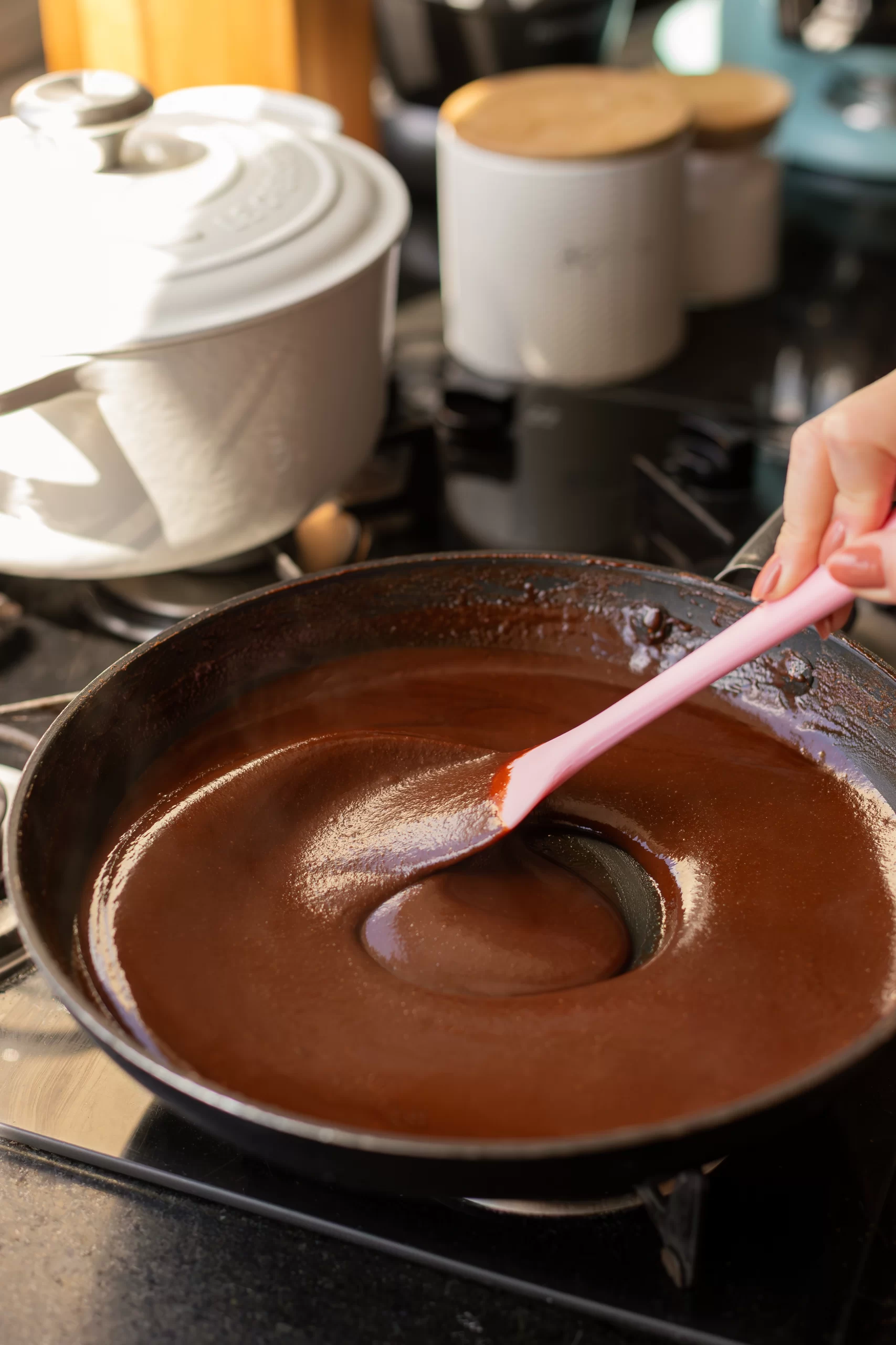 calda de brigadeiro vegano