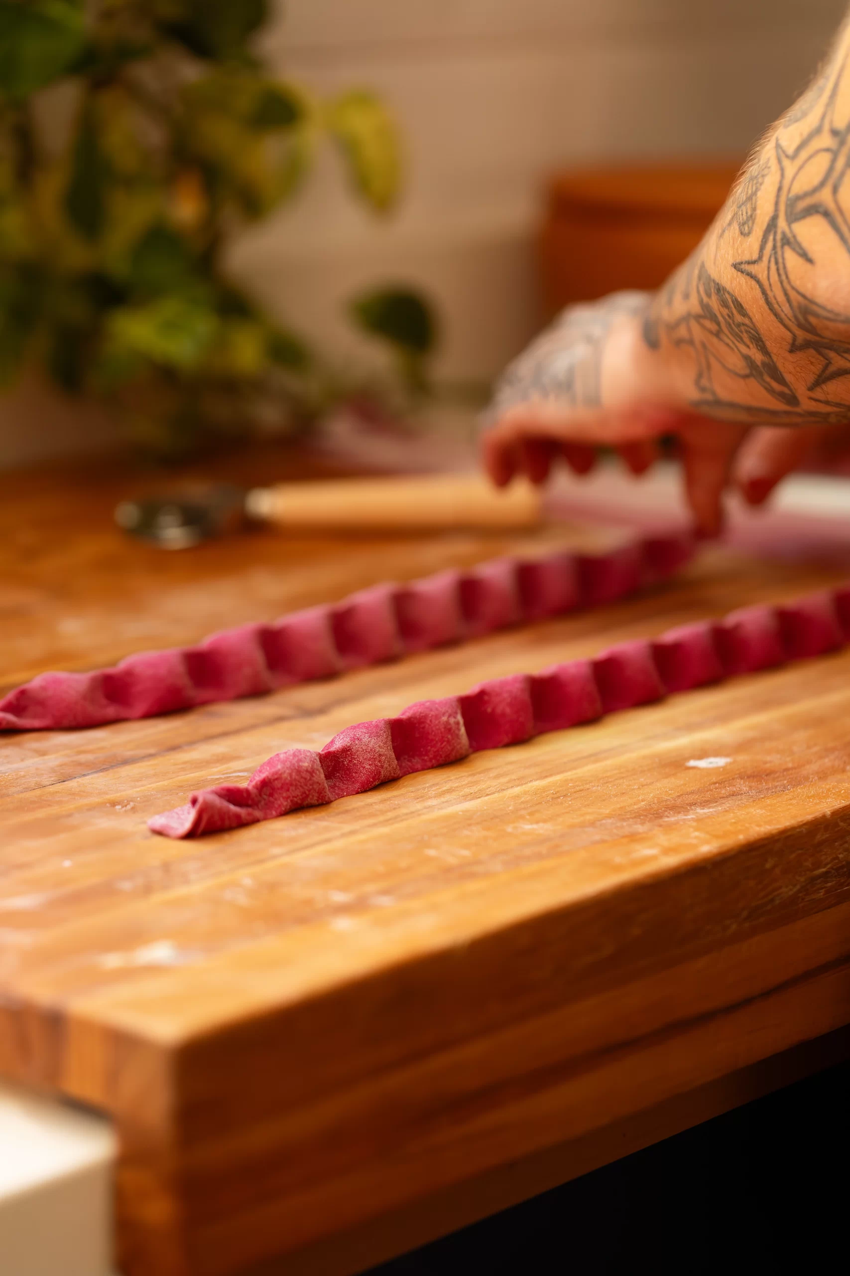 Agnolotti de Beterraba