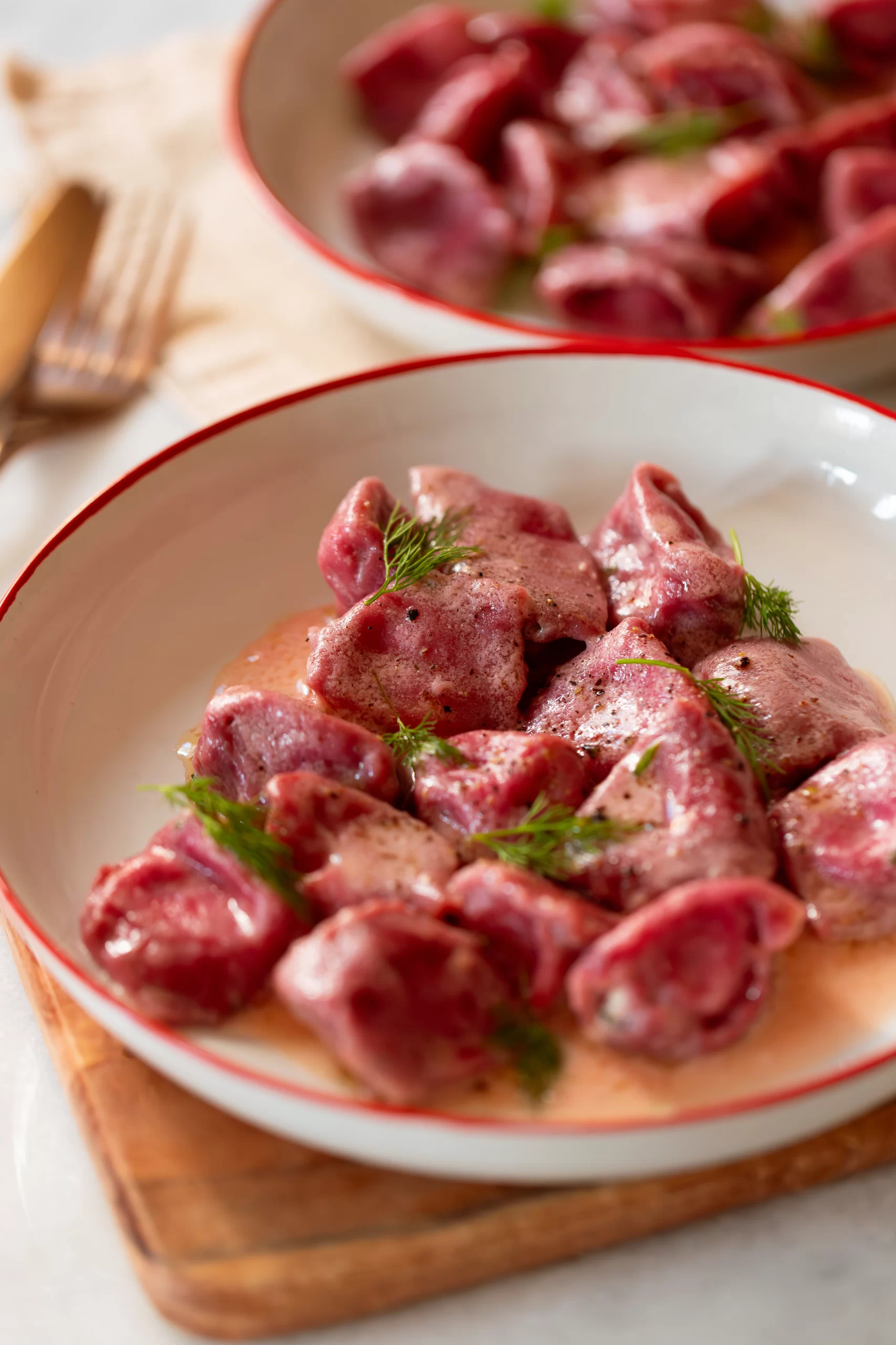 Agnolotti de Beterraba