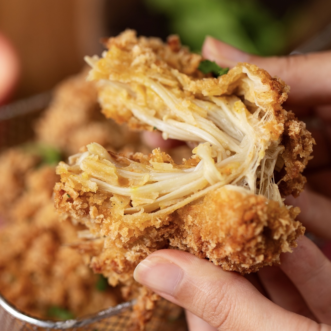 Frango frito vegetal